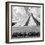 ¡Viva Mexico! Square Collection - El Castillo Pyramid - Chichen Itza XI-Philippe Hugonnard-Framed Photographic Print