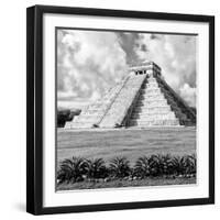 ¡Viva Mexico! Square Collection - El Castillo Pyramid - Chichen Itza XI-Philippe Hugonnard-Framed Photographic Print