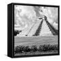 ¡Viva Mexico! Square Collection - El Castillo Pyramid - Chichen Itza XI-Philippe Hugonnard-Framed Stretched Canvas