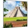 ¡Viva Mexico! Square Collection - El Castillo Pyramid - Chichen Itza XII-Philippe Hugonnard-Mounted Photographic Print