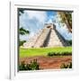 ¡Viva Mexico! Square Collection - El Castillo Pyramid - Chichen Itza XII-Philippe Hugonnard-Framed Photographic Print