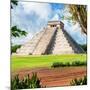 ¡Viva Mexico! Square Collection - El Castillo Pyramid - Chichen Itza XII-Philippe Hugonnard-Mounted Photographic Print