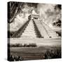 ¡Viva Mexico! Square Collection - El Castillo Pyramid - Chichen Itza XIII-Philippe Hugonnard-Stretched Canvas