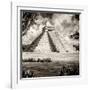 ¡Viva Mexico! Square Collection - El Castillo Pyramid - Chichen Itza XIII-Philippe Hugonnard-Framed Photographic Print