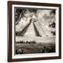 ¡Viva Mexico! Square Collection - El Castillo Pyramid - Chichen Itza XIII-Philippe Hugonnard-Framed Photographic Print