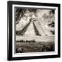 ¡Viva Mexico! Square Collection - El Castillo Pyramid - Chichen Itza XIII-Philippe Hugonnard-Framed Photographic Print