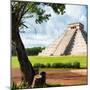 ¡Viva Mexico! Square Collection - El Castillo Pyramid - Chichen Itza XV-Philippe Hugonnard-Mounted Photographic Print