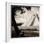 ¡Viva Mexico! Square Collection - El Castillo Pyramid - Chichen Itza XVI-Philippe Hugonnard-Framed Photographic Print