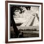 ¡Viva Mexico! Square Collection - El Castillo Pyramid - Chichen Itza XVI-Philippe Hugonnard-Framed Photographic Print