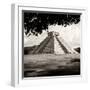 ¡Viva Mexico! Square Collection - El Castillo Pyramid - Chichen Itza-Philippe Hugonnard-Framed Photographic Print