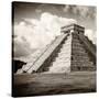 ¡Viva Mexico! Square Collection - El Castillo Pyramid in Chichen Itza I-Philippe Hugonnard-Stretched Canvas