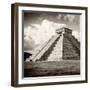 ¡Viva Mexico! Square Collection - El Castillo Pyramid in Chichen Itza I-Philippe Hugonnard-Framed Photographic Print