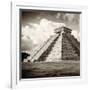 ¡Viva Mexico! Square Collection - El Castillo Pyramid in Chichen Itza I-Philippe Hugonnard-Framed Photographic Print