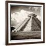 ¡Viva Mexico! Square Collection - El Castillo Pyramid in Chichen Itza I-Philippe Hugonnard-Framed Photographic Print