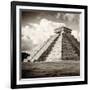 ¡Viva Mexico! Square Collection - El Castillo Pyramid in Chichen Itza I-Philippe Hugonnard-Framed Photographic Print