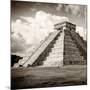 ¡Viva Mexico! Square Collection - El Castillo Pyramid in Chichen Itza I-Philippe Hugonnard-Mounted Photographic Print