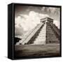 ¡Viva Mexico! Square Collection - El Castillo Pyramid in Chichen Itza I-Philippe Hugonnard-Framed Stretched Canvas