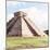 ¡Viva Mexico! Square Collection - El Castillo Pyramid in Chichen Itza II-Philippe Hugonnard-Mounted Photographic Print