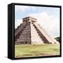 ¡Viva Mexico! Square Collection - El Castillo Pyramid in Chichen Itza II-Philippe Hugonnard-Framed Stretched Canvas