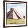 ¡Viva Mexico! Square Collection - El Castillo Pyramid in Chichen Itza II-Philippe Hugonnard-Framed Photographic Print