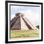 ¡Viva Mexico! Square Collection - El Castillo Pyramid in Chichen Itza II-Philippe Hugonnard-Framed Photographic Print