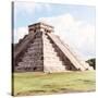 ¡Viva Mexico! Square Collection - El Castillo Pyramid in Chichen Itza II-Philippe Hugonnard-Stretched Canvas