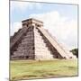 ¡Viva Mexico! Square Collection - El Castillo Pyramid in Chichen Itza II-Philippe Hugonnard-Mounted Photographic Print
