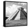 ¡Viva Mexico! Square Collection - El Castillo Pyramid in Chichen Itza III-Philippe Hugonnard-Framed Stretched Canvas