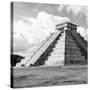 ¡Viva Mexico! Square Collection - El Castillo Pyramid in Chichen Itza III-Philippe Hugonnard-Stretched Canvas