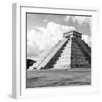 ¡Viva Mexico! Square Collection - El Castillo Pyramid in Chichen Itza III-Philippe Hugonnard-Framed Photographic Print