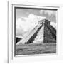 ¡Viva Mexico! Square Collection - El Castillo Pyramid in Chichen Itza III-Philippe Hugonnard-Framed Photographic Print