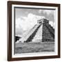 ¡Viva Mexico! Square Collection - El Castillo Pyramid in Chichen Itza III-Philippe Hugonnard-Framed Photographic Print