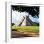 ¡Viva Mexico! Square Collection - El Castillo Pyramid in Chichen Itza IX-Philippe Hugonnard-Framed Premium Photographic Print