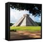 ¡Viva Mexico! Square Collection - El Castillo Pyramid in Chichen Itza IX-Philippe Hugonnard-Framed Stretched Canvas