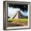 ¡Viva Mexico! Square Collection - El Castillo Pyramid in Chichen Itza IX-Philippe Hugonnard-Framed Photographic Print