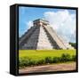 ¡Viva Mexico! Square Collection - El Castillo Pyramid in Chichen Itza V-Philippe Hugonnard-Framed Stretched Canvas