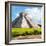 ¡Viva Mexico! Square Collection - El Castillo Pyramid in Chichen Itza V-Philippe Hugonnard-Framed Photographic Print