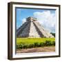 ¡Viva Mexico! Square Collection - El Castillo Pyramid in Chichen Itza V-Philippe Hugonnard-Framed Photographic Print