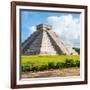 ¡Viva Mexico! Square Collection - El Castillo Pyramid in Chichen Itza V-Philippe Hugonnard-Framed Photographic Print