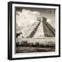 ¡Viva Mexico! Square Collection - El Castillo Pyramid in Chichen Itza VI-Philippe Hugonnard-Framed Photographic Print