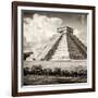 ¡Viva Mexico! Square Collection - El Castillo Pyramid in Chichen Itza VI-Philippe Hugonnard-Framed Photographic Print