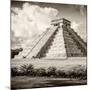 ¡Viva Mexico! Square Collection - El Castillo Pyramid in Chichen Itza VI-Philippe Hugonnard-Mounted Photographic Print