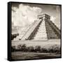 ¡Viva Mexico! Square Collection - El Castillo Pyramid in Chichen Itza VI-Philippe Hugonnard-Framed Stretched Canvas