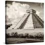 ¡Viva Mexico! Square Collection - El Castillo Pyramid in Chichen Itza VI-Philippe Hugonnard-Stretched Canvas