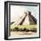 ¡Viva Mexico! Square Collection - El Castillo Pyramid in Chichen Itza VII-Philippe Hugonnard-Framed Photographic Print