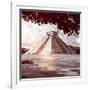 ¡Viva Mexico! Square Collection - El Castillo Pyramid in Chichen Itza X-Philippe Hugonnard-Framed Photographic Print