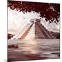 ¡Viva Mexico! Square Collection - El Castillo Pyramid in Chichen Itza X-Philippe Hugonnard-Mounted Photographic Print