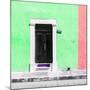 ¡Viva Mexico! Square Collection - Green and Coral Facade - Campeche-Philippe Hugonnard-Mounted Photographic Print