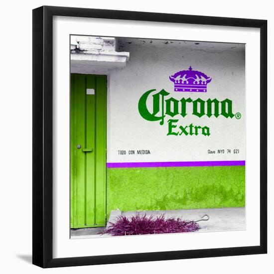 ¡Viva Mexico! Square Collection - Green Extra-Philippe Hugonnard-Framed Photographic Print