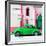 ¡Viva Mexico! Square Collection - Green VW Beetle in San Cristobal-Philippe Hugonnard-Framed Photographic Print